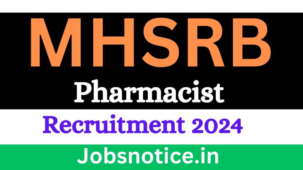 MHSRB Pharmacist Recruitment 2024